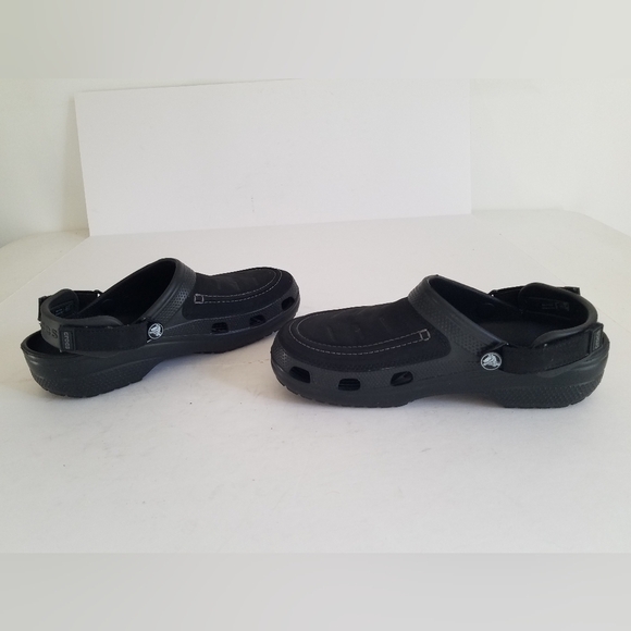Crocs Men's Yukon Vista Clogs Black Size 7 - Picture 8 of 16